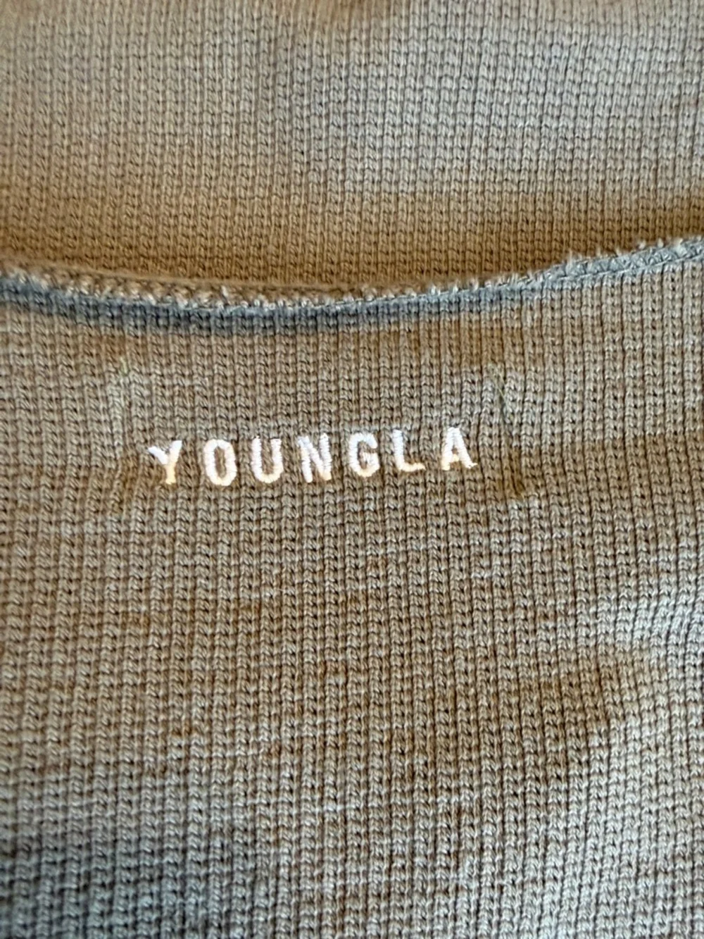 YoungLA Men's Reign Everyday Olive Green Long Sleeve Shirt~ Size: Large - Picture 5 of 9